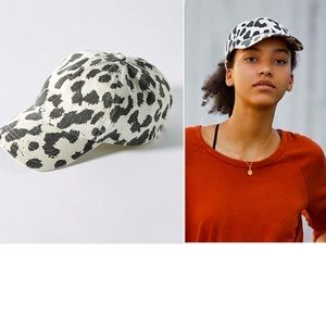 Anthro Sage Printed Leopard Cap